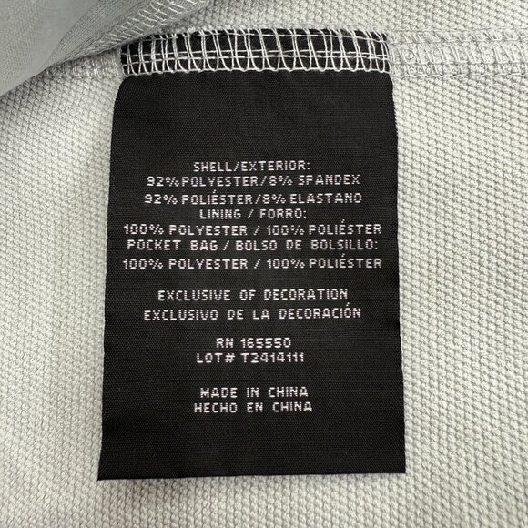 32 Degree Heat Men's Full Zip Vest 3 Zip Pockets Activewear, Gray, Size M, NEW - Picture 8 of 11